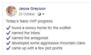 jesse greyson nanowrimo